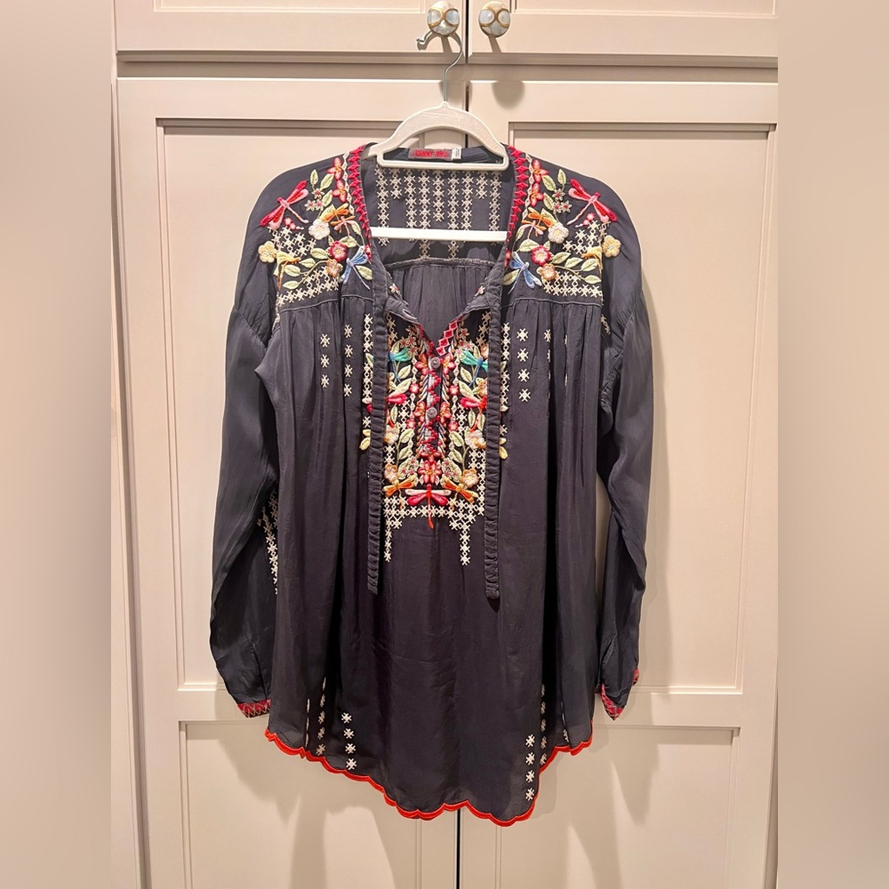 Johnny Was Dragonfly Blouse